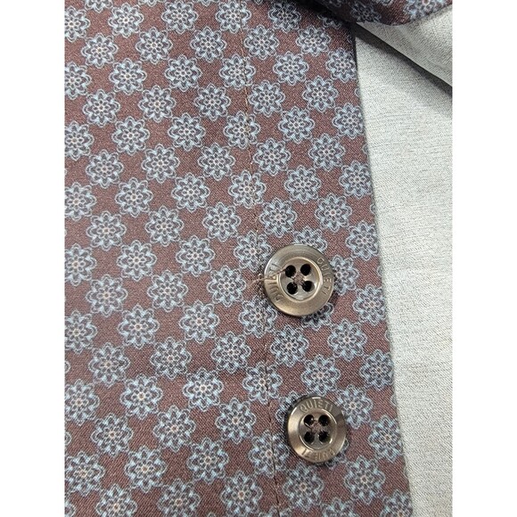 Quieti Shirt Mens M Button Gray Check Performance 4 Way Stretch Casual Dad NEW - Picture 10 of 16